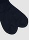Two-pack of blue midi socks in pure cotton_2