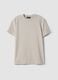 Grey breathable, quick-drying cotton-blend T-shirt_4