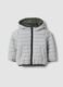 Giacca Ultralight reversibile grigia con cappuccio e zip per bimbo_0