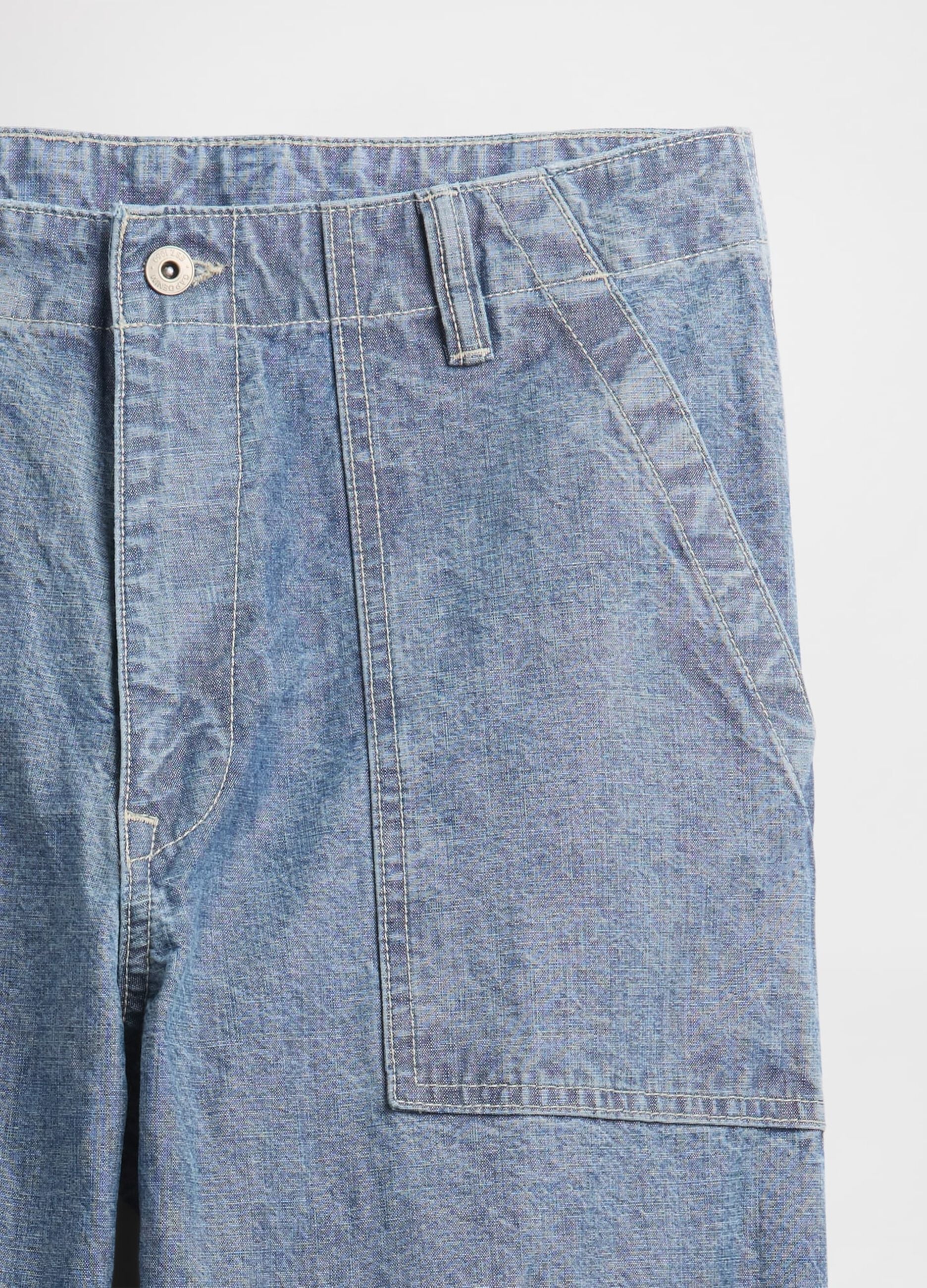 Regular Fit Blue Denim Trousers