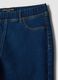 Blue skinny fit stretch denim blend jeans_5