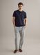 Blue Supima cotton polo shirt, regular fit_1