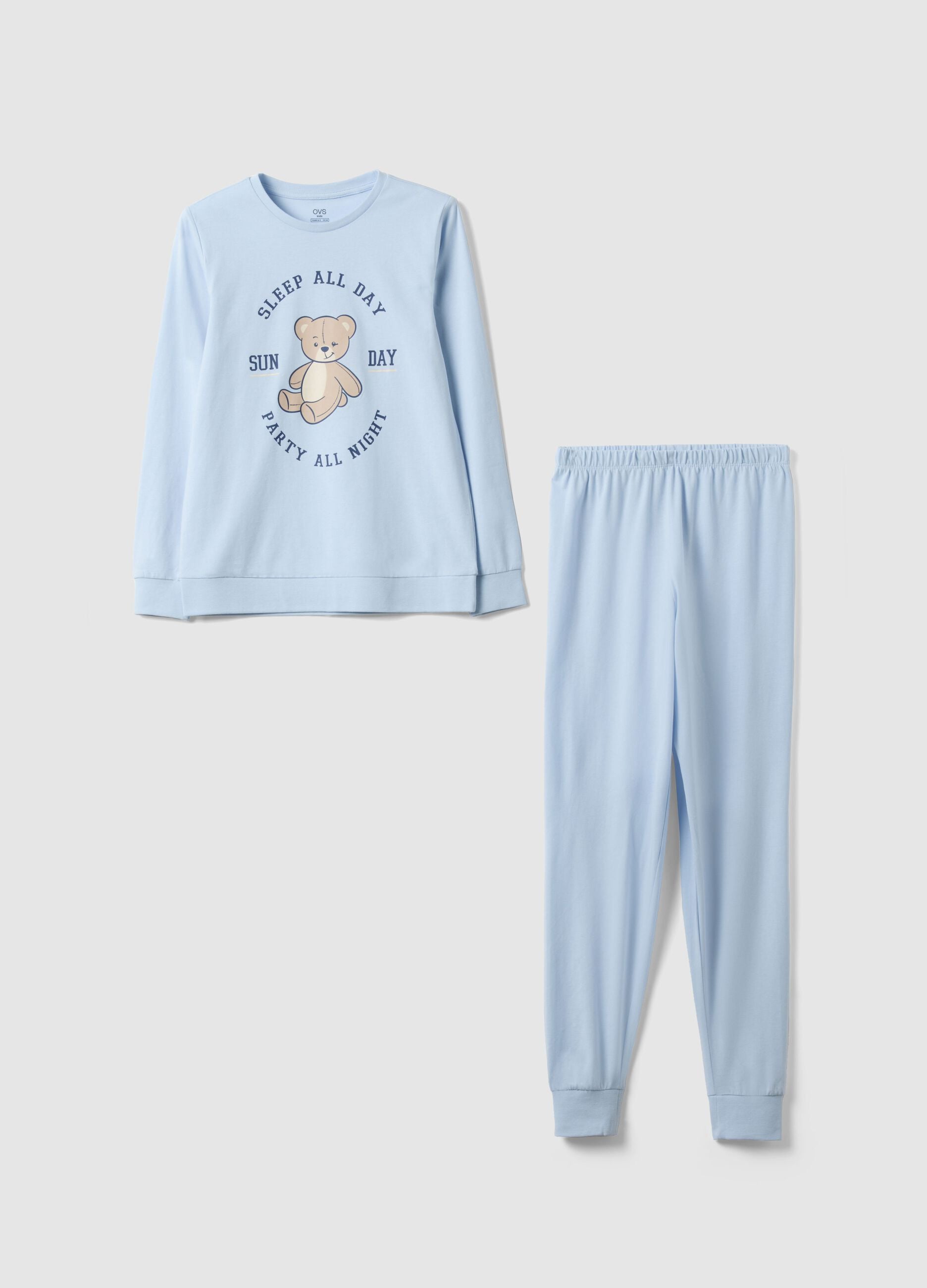 Blue Organic Cotton Pyjamas