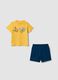 Multicolour pure cotton newborn pyjamas - regular fit with print_0