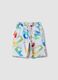 Multicolour pure cotton shorts_3