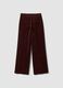 Brown The Iconic Pants straight-fit stretch cotton corduroy trousers_6