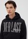 Black cotton-blend zip-up hoodie_2