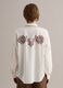 White cotton-linen blend shirt with floral embroidery_4