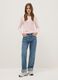 Pink crew-neck sweater regular fit_1