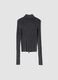 Full-Zip Ribbed Knit Vintage Grey_2