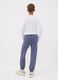 Grey oversized pure cotton jogger trousers with "Get Hyped" slogan for boys_2