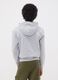 Grey cotton-viscose blend hoodie, relaxed fit, for boys_2