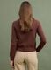 Brown pure cotton button-up cardigan, regular fit_3