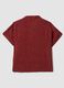 Red polka-dot pure viscose short-sleeved oversized shirt_5