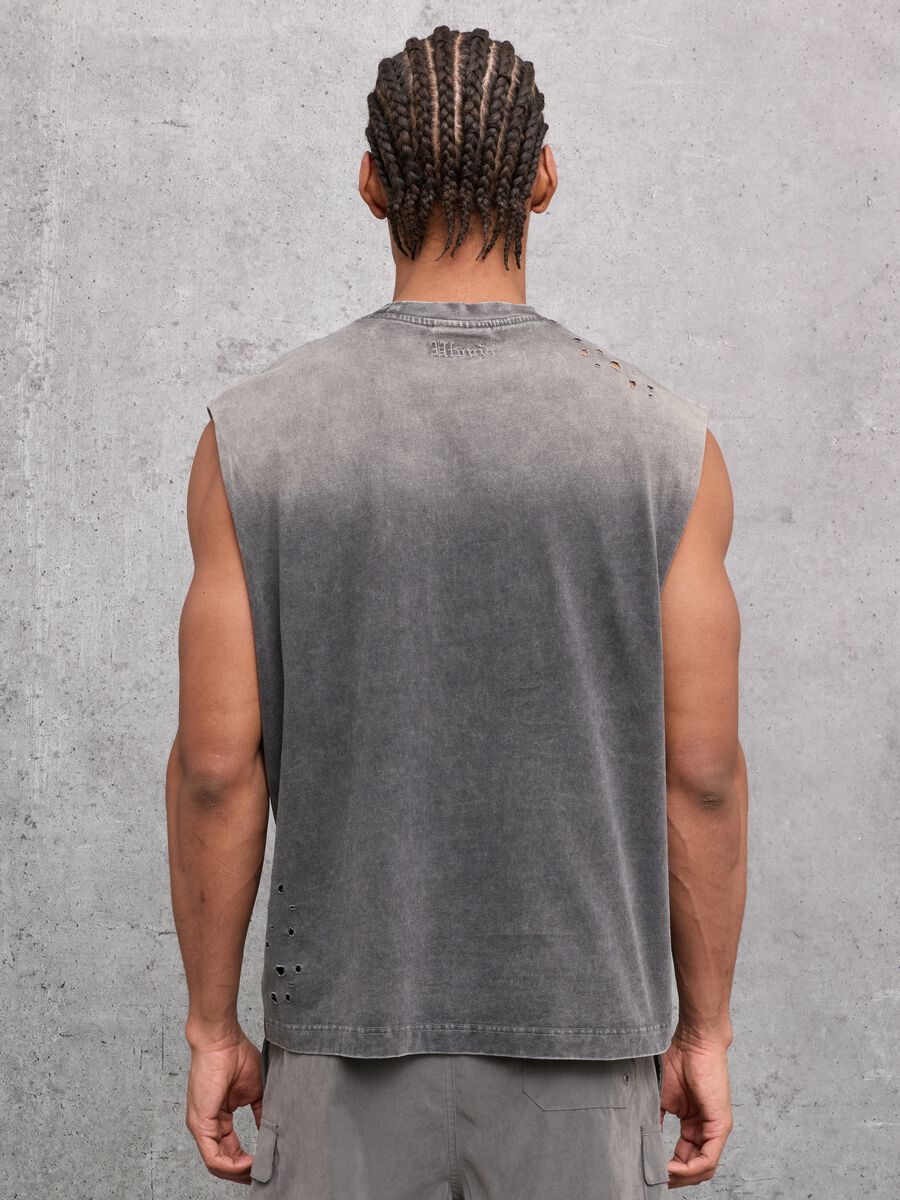 Sunfaded Distressed Tank Top Vintage Grey_1