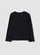 Black crew-neck T-shirt in pure organic cotton_1