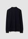 Blue long-sleeve organic cotton piqu&eacute; polo shirt, regular fit_6
