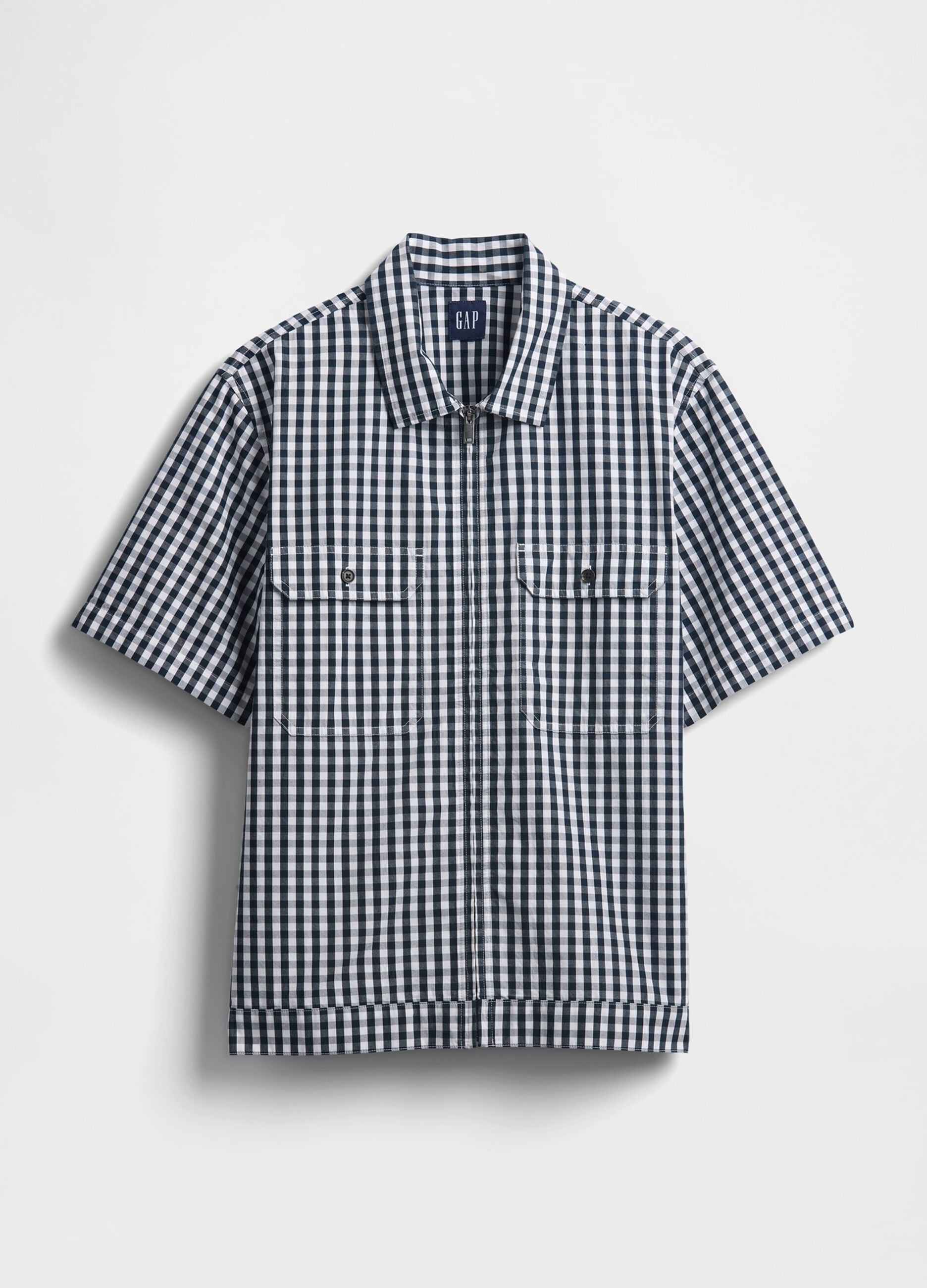 Multicoloured pure cotton check shirt