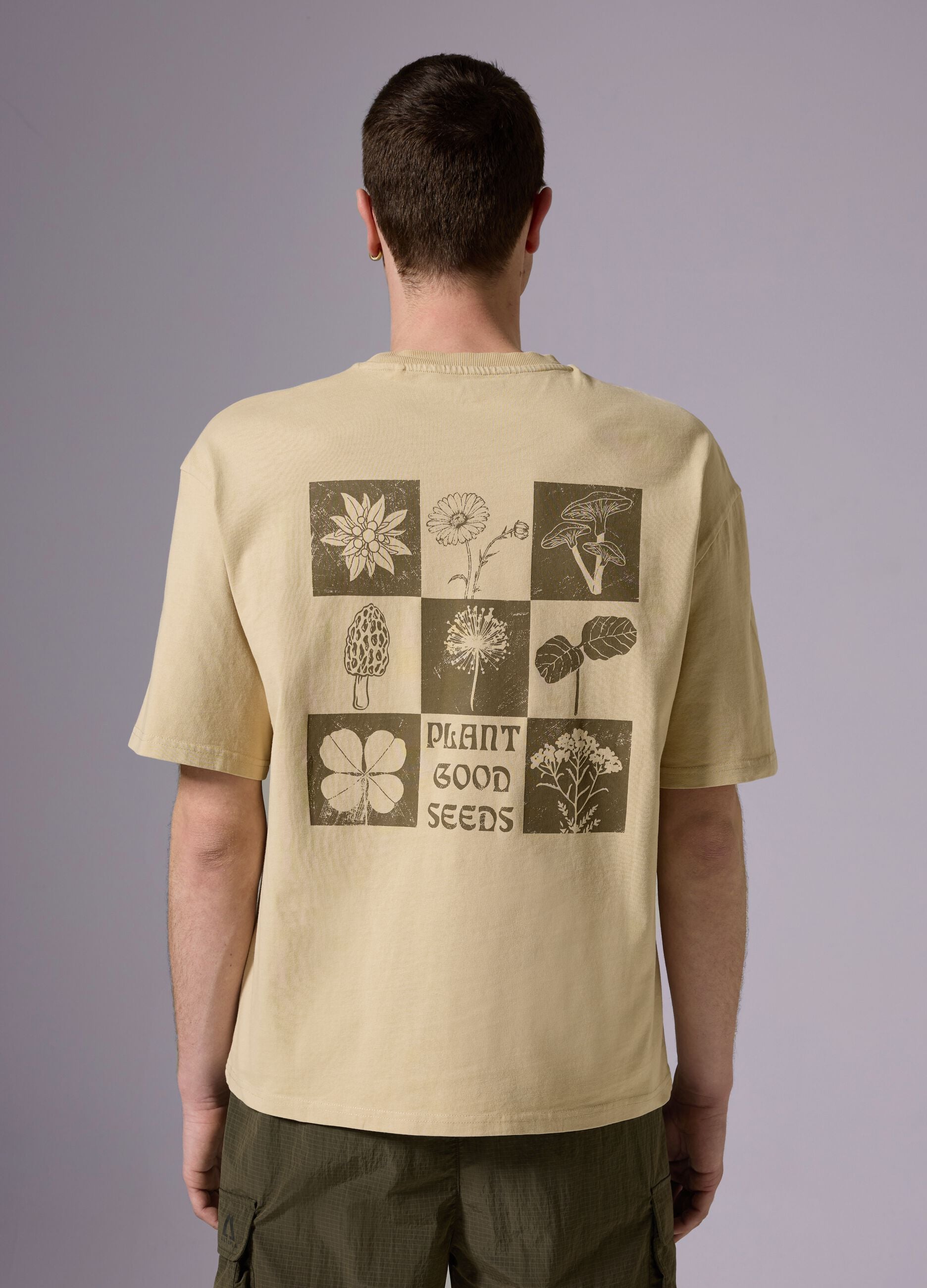 Cotton T-shirt with ALTAVIA print