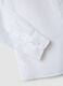 White pure cotton Oxford shirt with classic collar for boys_4