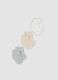3-pack of multicolour organic cotton-blend short socks for babies_0