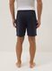 Grey cotton-blend pyjama shorts, regular fit_2