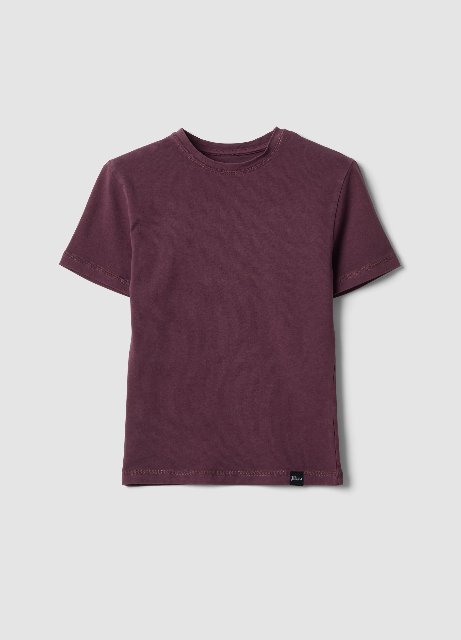 Perfect Washed Burgundy T-shirt