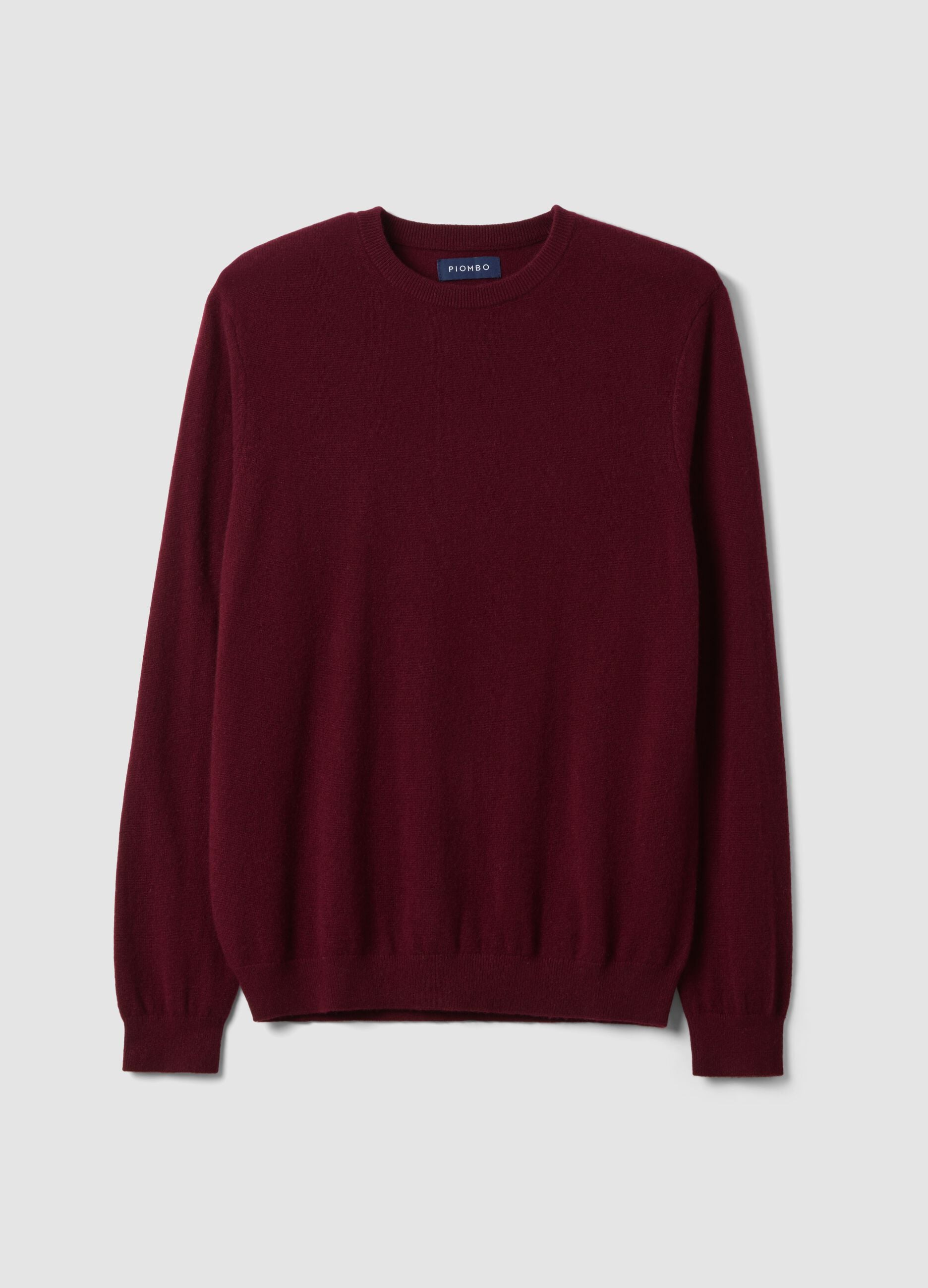 Red pure cashmere regular-fit jumper
