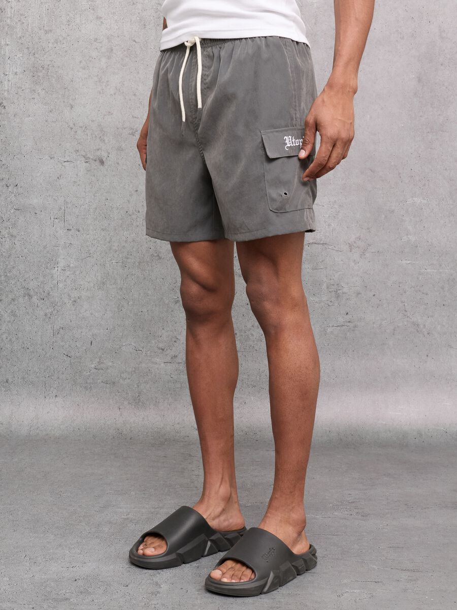 Cargo Swim Shorts Vintage Grey_2