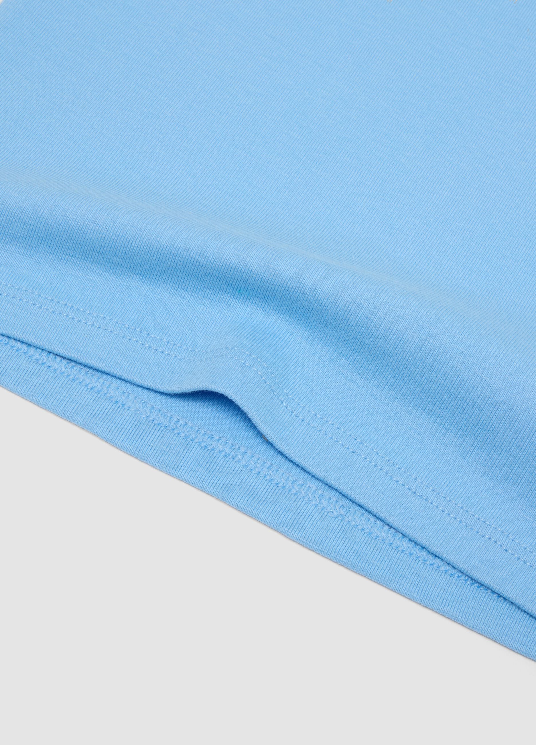 2-pack of blue organic cotton regular-fit vests for kids