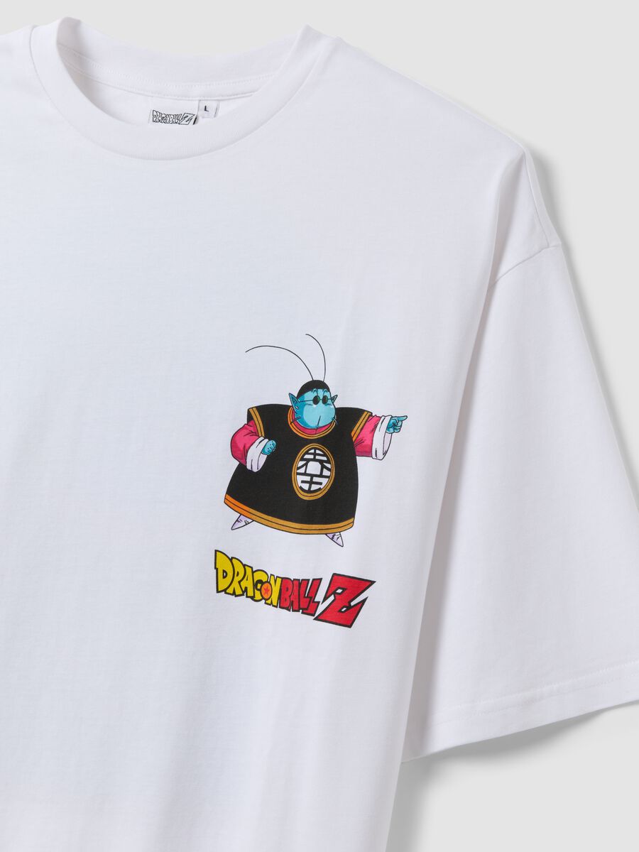 White 100% cotton T-shirt with Dragon Ball Z graphic print_6