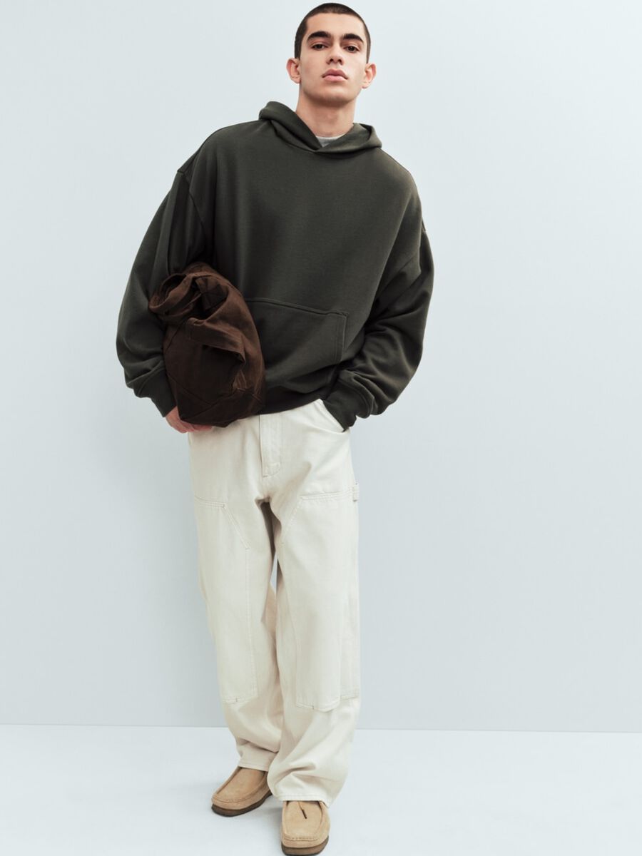 Pure cotton cargo trousers_4