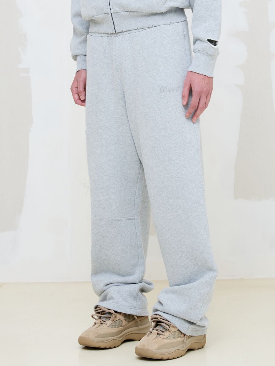 Grey Melange Sweatpants_2