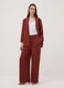 Red wide-leg trousers with elasticated waistband_0