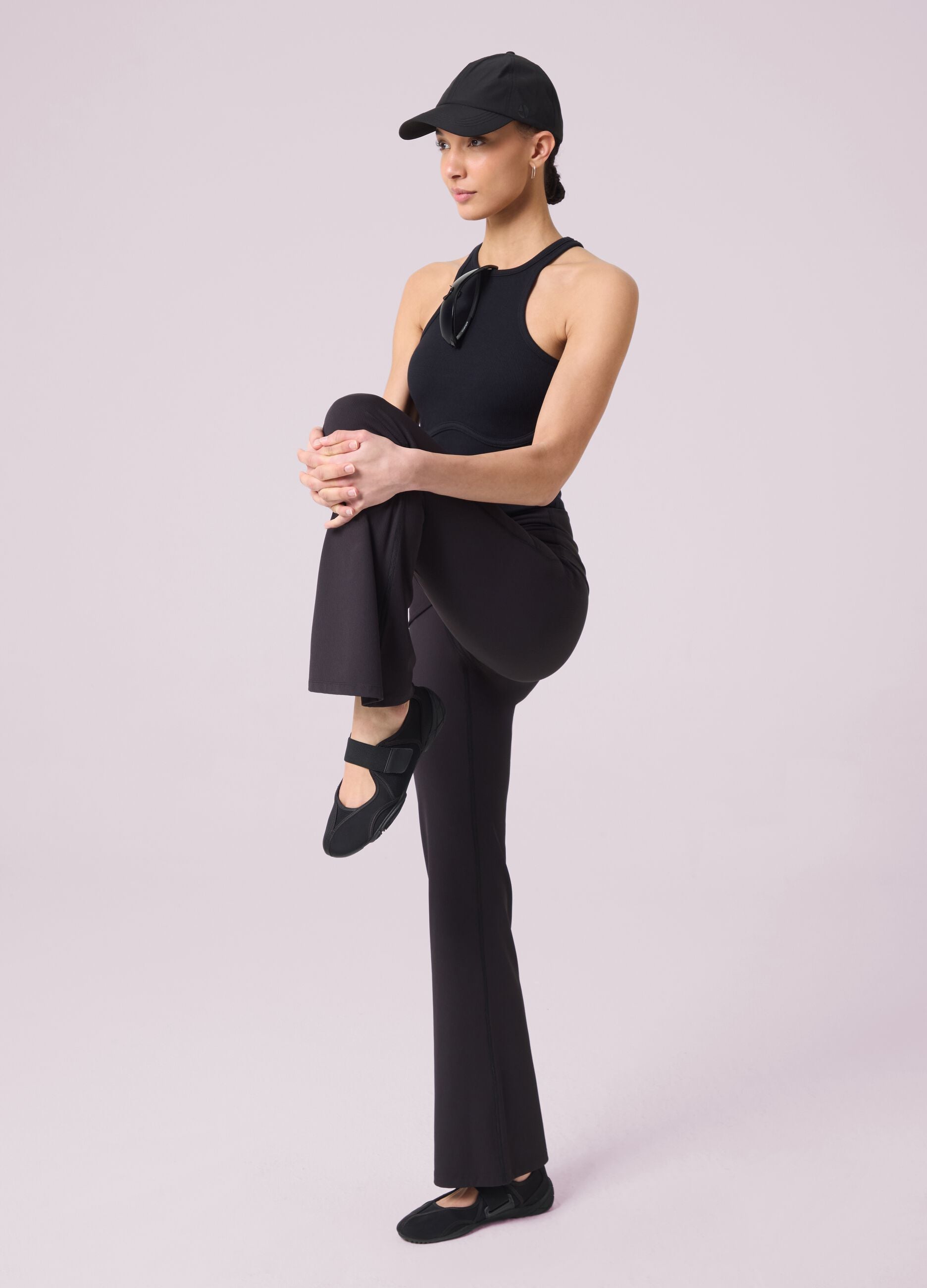 Ribbed Stretch Cotton Tank Top ALTAVIA STUDIO