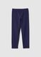 Girls' Slim Fit Elasticated Cotton Purple Leggings_0