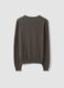 Grey crew-neck wool-blend jumper, regular fit_6