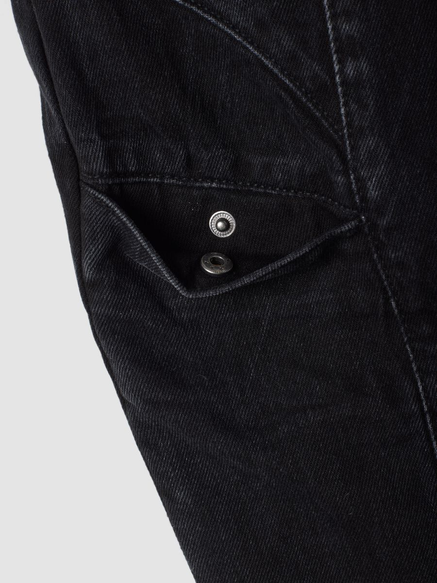 Washed Black Baggy Denim_2