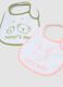 Pack of four multicolour baby bibs in organic cotton blend_2