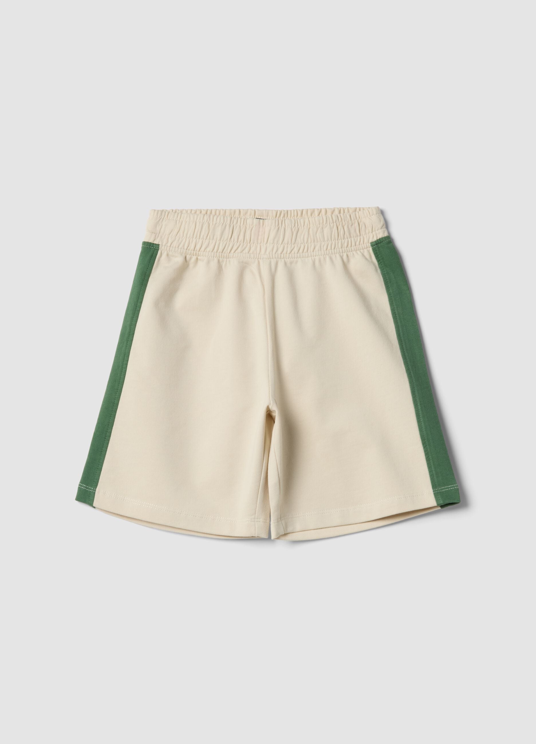 Multicoloured pure cotton regular fit shorts for boys