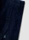 Blue pure cotton denim skirt_5
