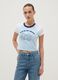Multicoloured regular fit cotton blend t-shirt with Lilo & Stitch print_0