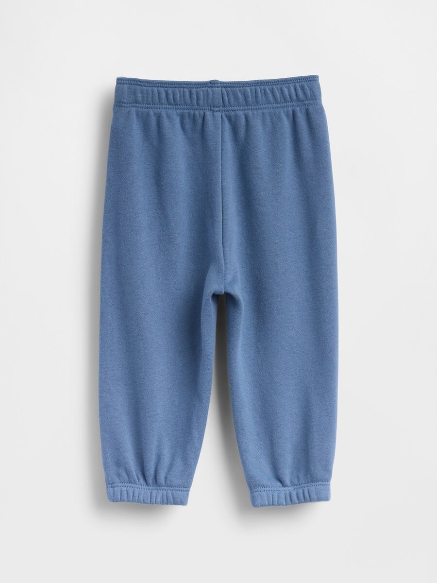 Cotton Blend Logo Joggers_1