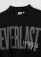 Black cotton-blend sweatshirt with front logo_1