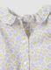 Purple and white pure organic cotton set with floral top and leggings_3
