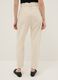 Beige pure cotton baggy trousers_2
