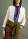 Beige pure cotton cardigan with buttons, regular fit_2