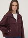 Purple hooded zip-up jacket_0