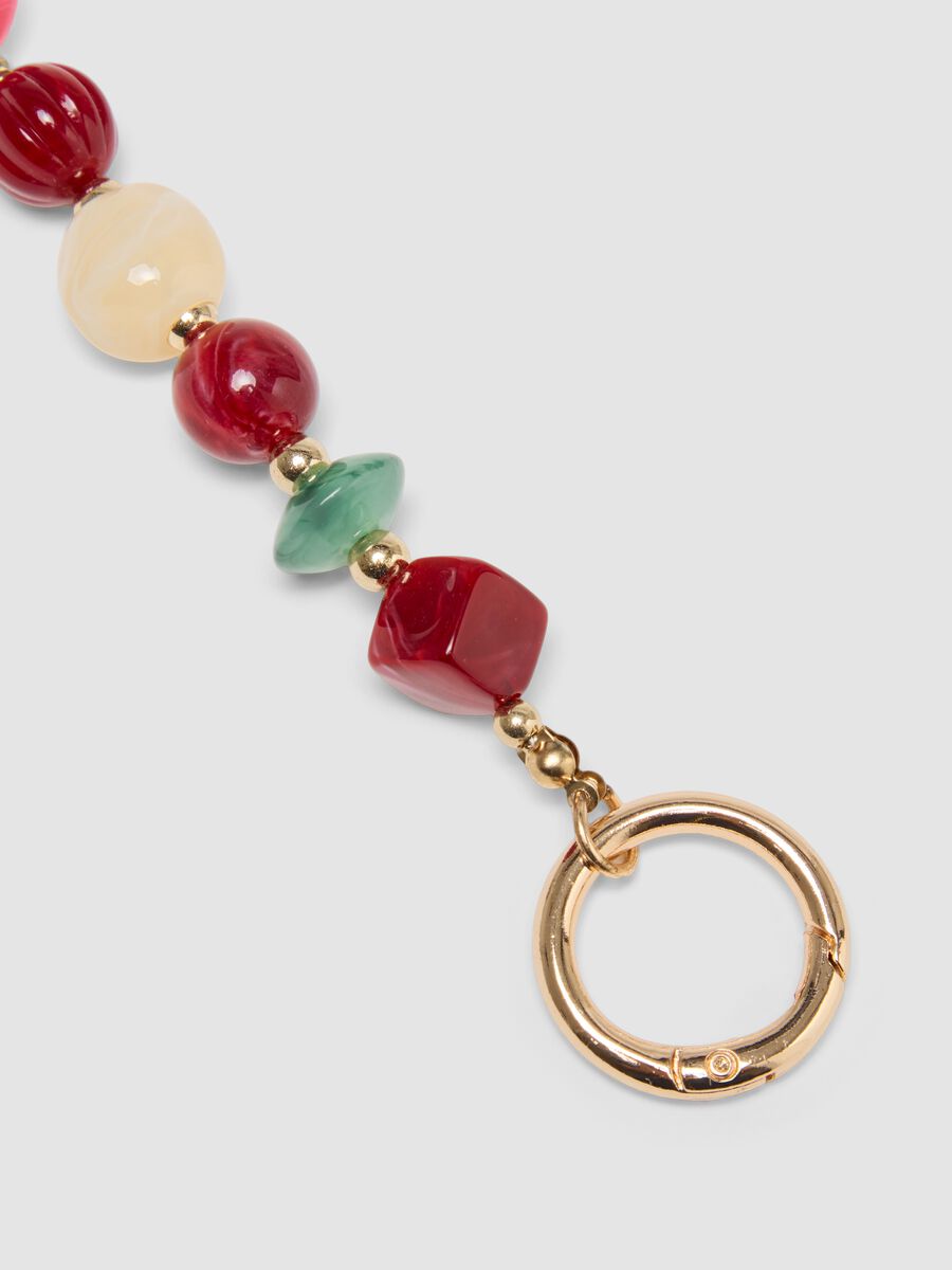 Bracciale multicolor con perline e chiusura ad anello_1