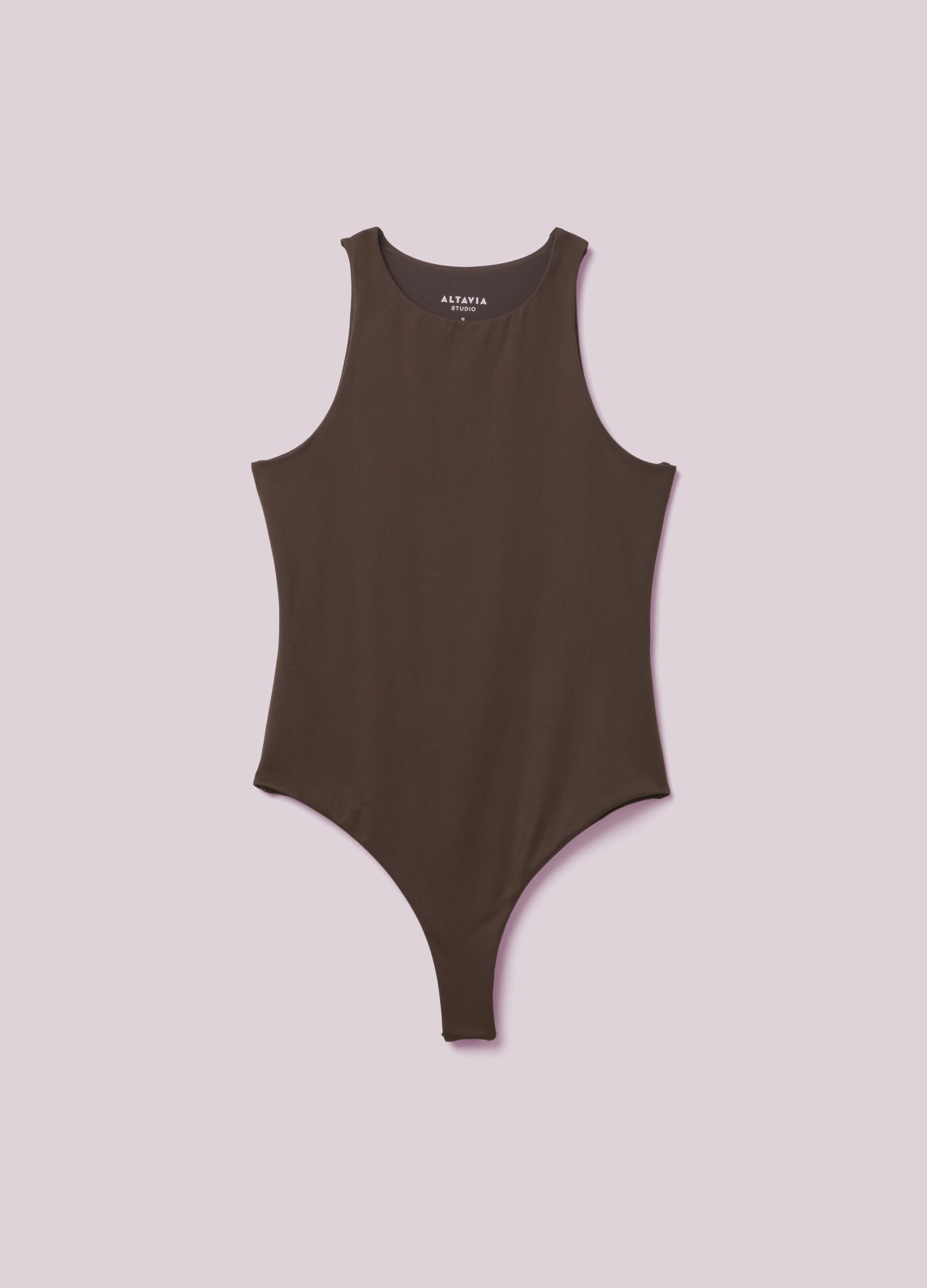 Sleeveless Bodysuit in Stretch Fabric ALTAVIA STUDIO